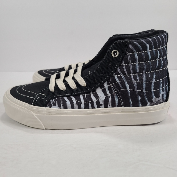 Vans Og Sk8-Hi Lx Ralph Steadman Zebra High Top Sneakers Women 7.5 Men 6.0 - Picture 7 of 11